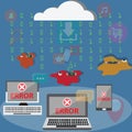 Cloud Technology concept,cloud computing and big data